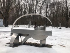 Gallant: scultura in acciaio di grandi dimensioni