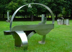 Sculpture en acier à grande échelle Gallant