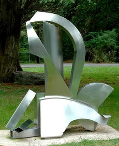 Quest: Abstrakte Stahlskulptur