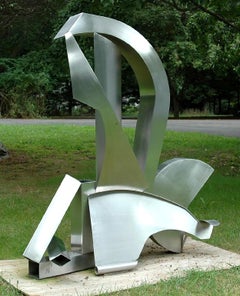 Quest : abstract steel sculpture