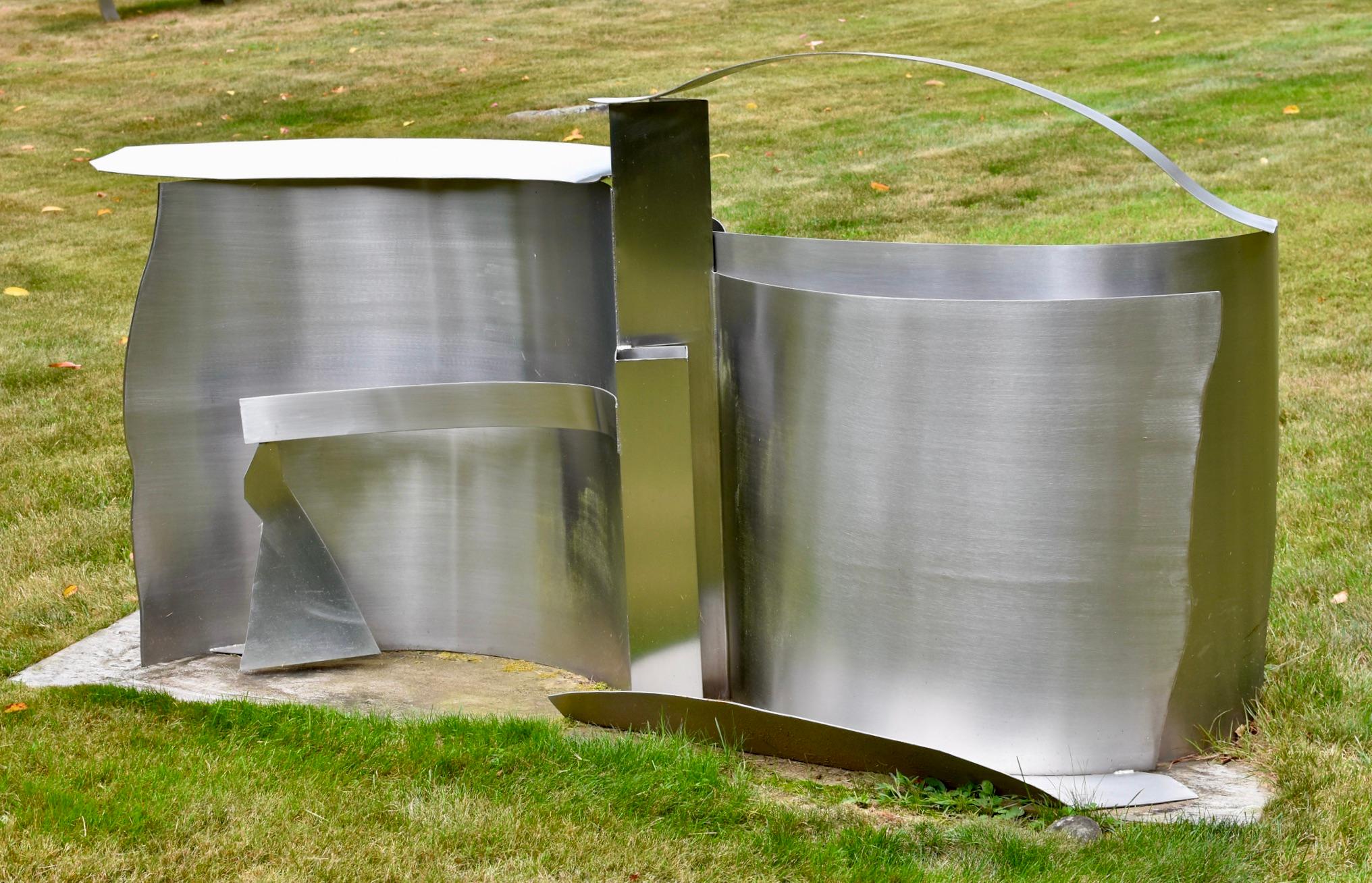 Untitled X : large-scale steel sculpture - Abstract Sculpture by Naomi Press