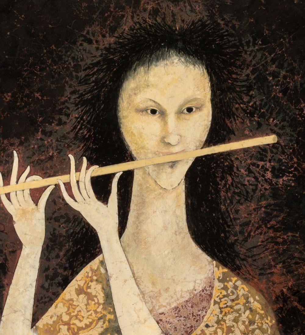 Flute Player - Art by Naondo Nakamura