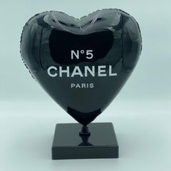 30cm Heart CH Tribute Black