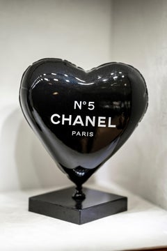 30cm Heart CH Tribute Noir