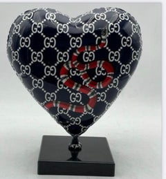 30cm Heart GUC Tribute Snake, Blue