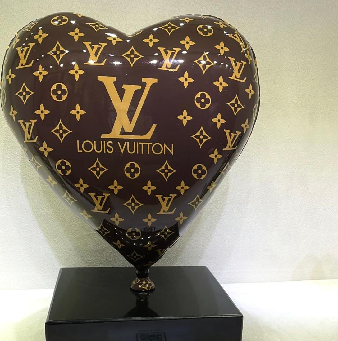 Cuore LV Tributo di 30 cm - Sculpture di Naor
