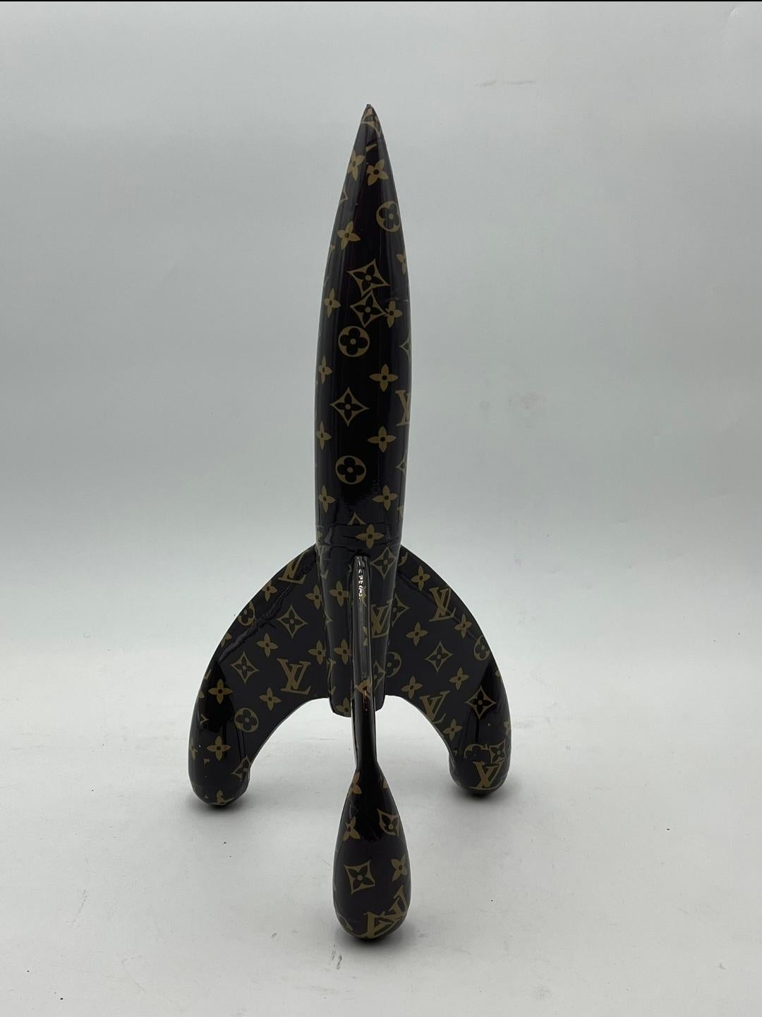 Naor Figurative Sculpture - 35cm Rocket LV Tribute