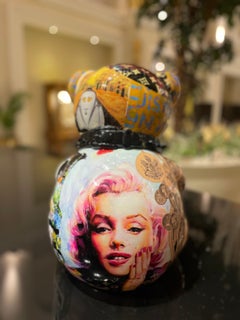 NAOR - 40cm Collage, LV Marilyn Tribute Teddy