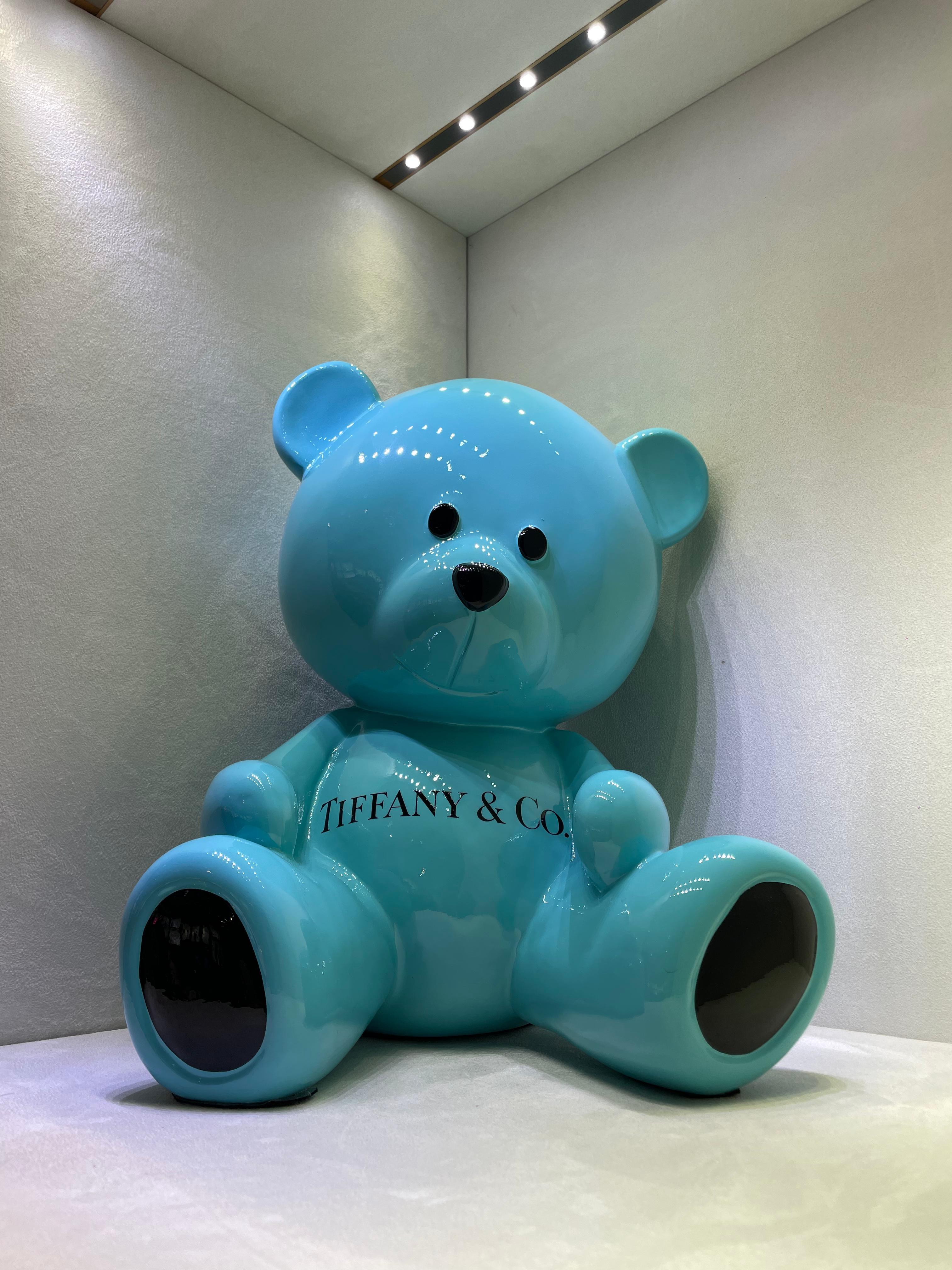 NAOR - 40cm Tif Tribute, Osito de peluche - Sculpture Arte pop de Naor