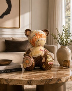 ARTNAOR - Peluche « Collage » LV de 35 cm
