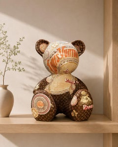 ARTNAOR - Peluche « Collage » LV de 35 cm