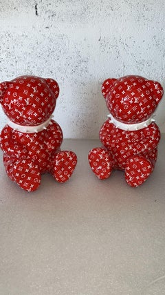 NAOR - 30 cm Teddy SUPREME Tribute, Red