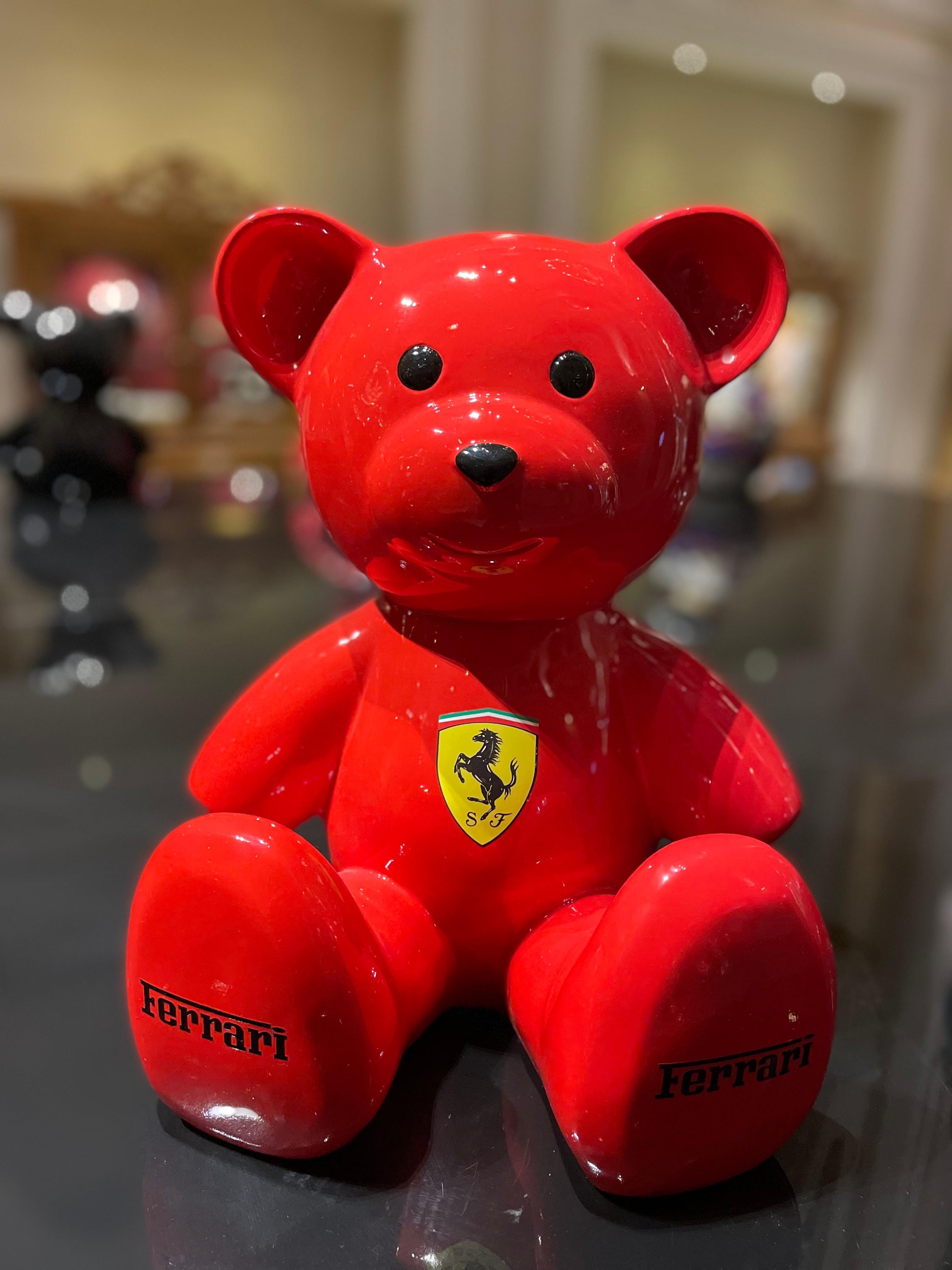 NAOR - Peluche 35cm Homenaje a Ferrari - Sculpture Arte pop de Naor