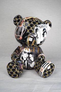 NAOR - 40cm Collage, CH Vogue Tribute, Teddy Bear