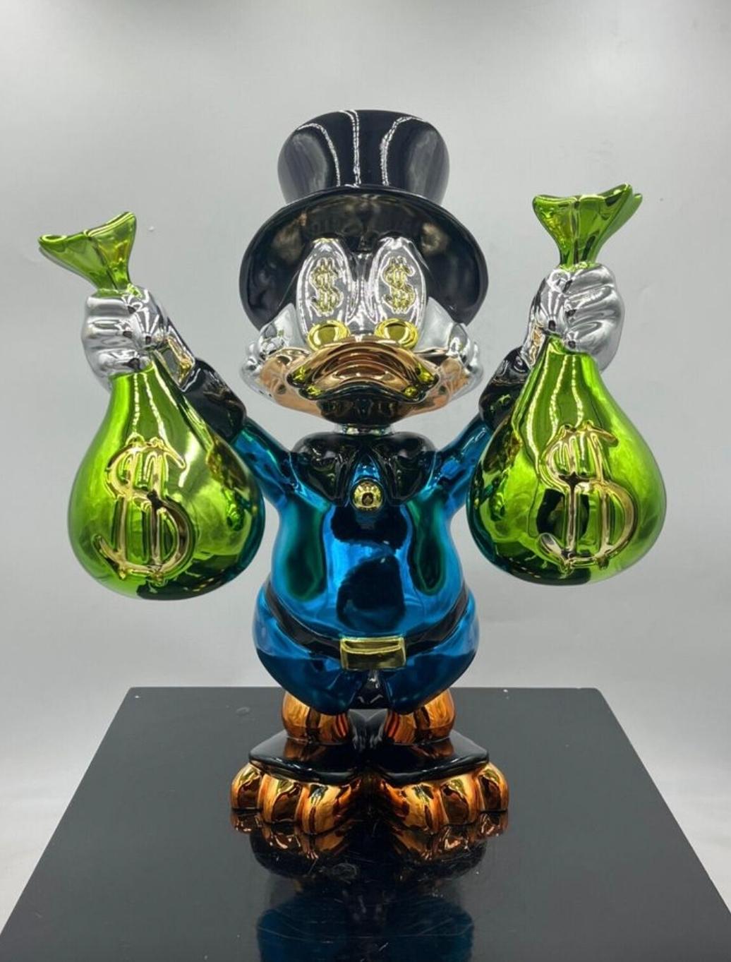 NAOR - 45cm Standing Picsou - Uncle Scrooge - Blue