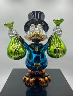 NAOR - 45cm Standing Picsou - Uncle Scrooge - Blue