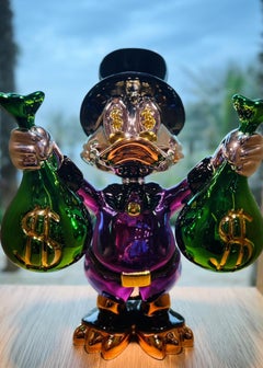 NAOR - 45cm Standing Picsou - Uncle Scrooge - Purple