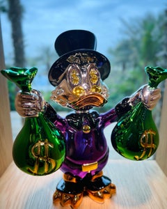 NAOR - 45cm Standing Picsou - Uncle Scrooge - Purple