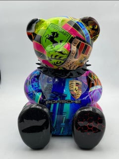 NAOR - 45cm TEDDY Collage Porsche Tribute