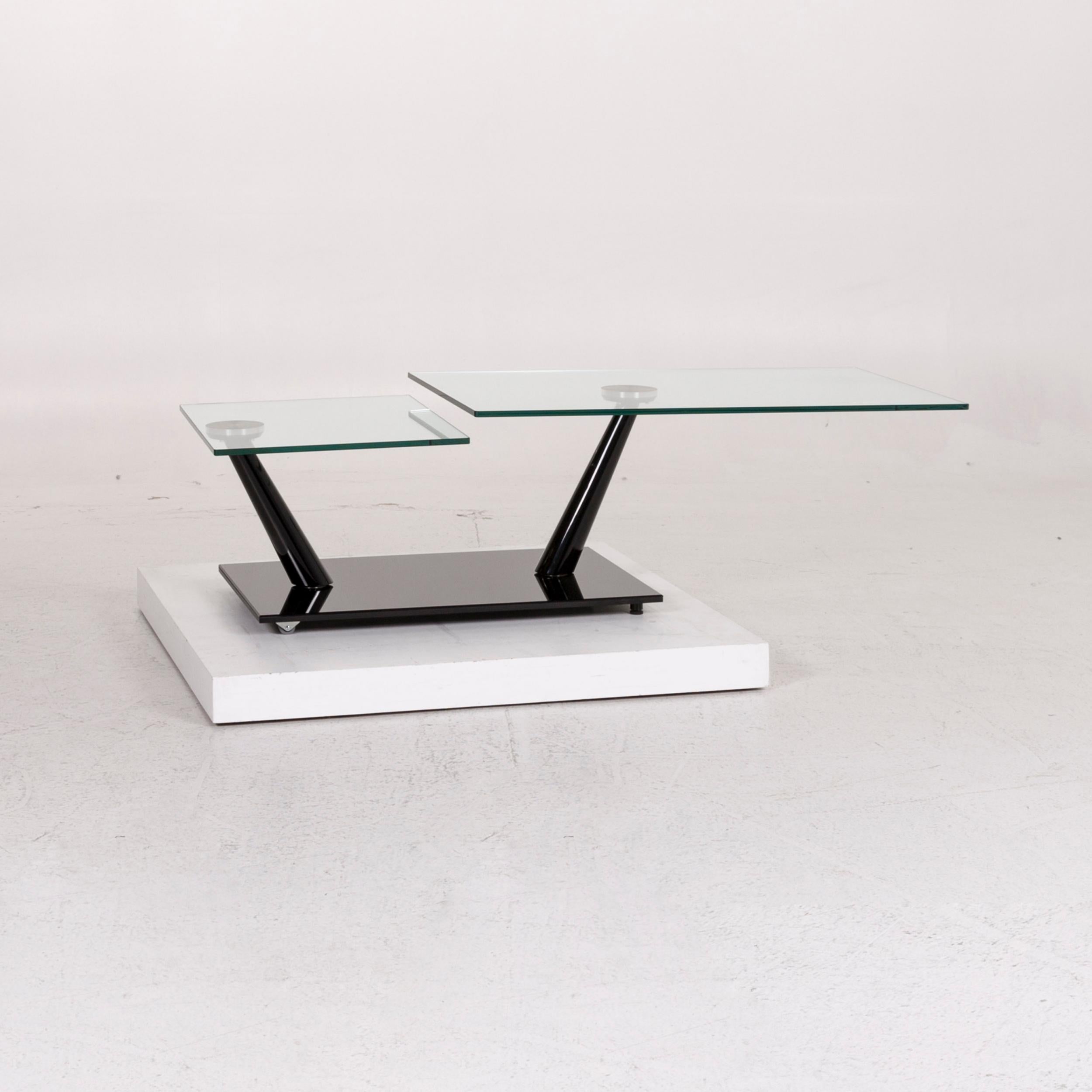 We bring to you a Naos glass coffee table black function extendable table.


 Product measurements in centimeters:
 

Depth 55
Width 96
Height 40.





 