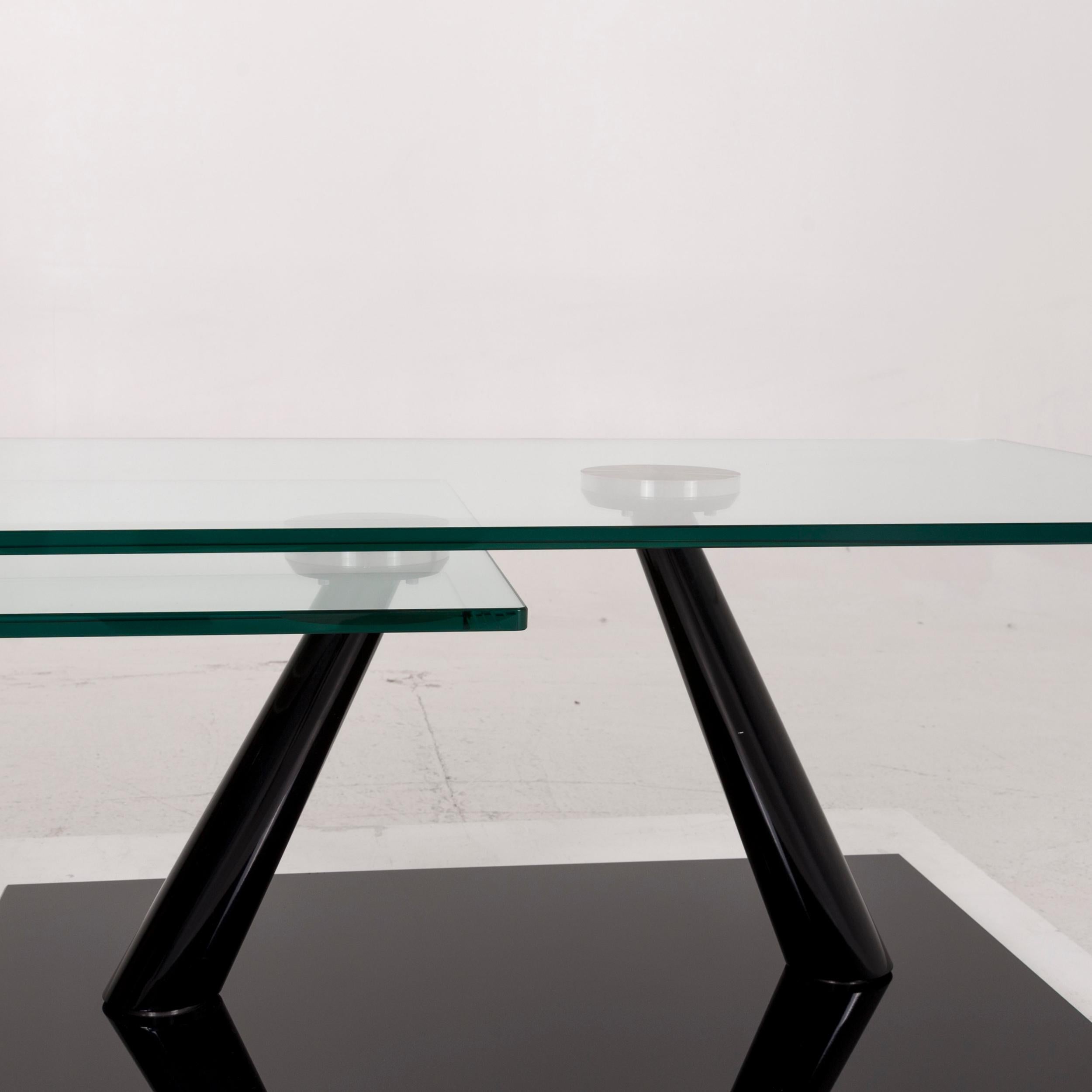 extendable glass coffee table
