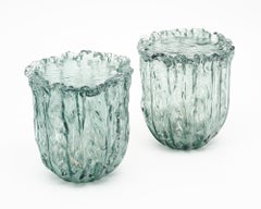 Naoto Fukasawa Blue Glass Side Tables