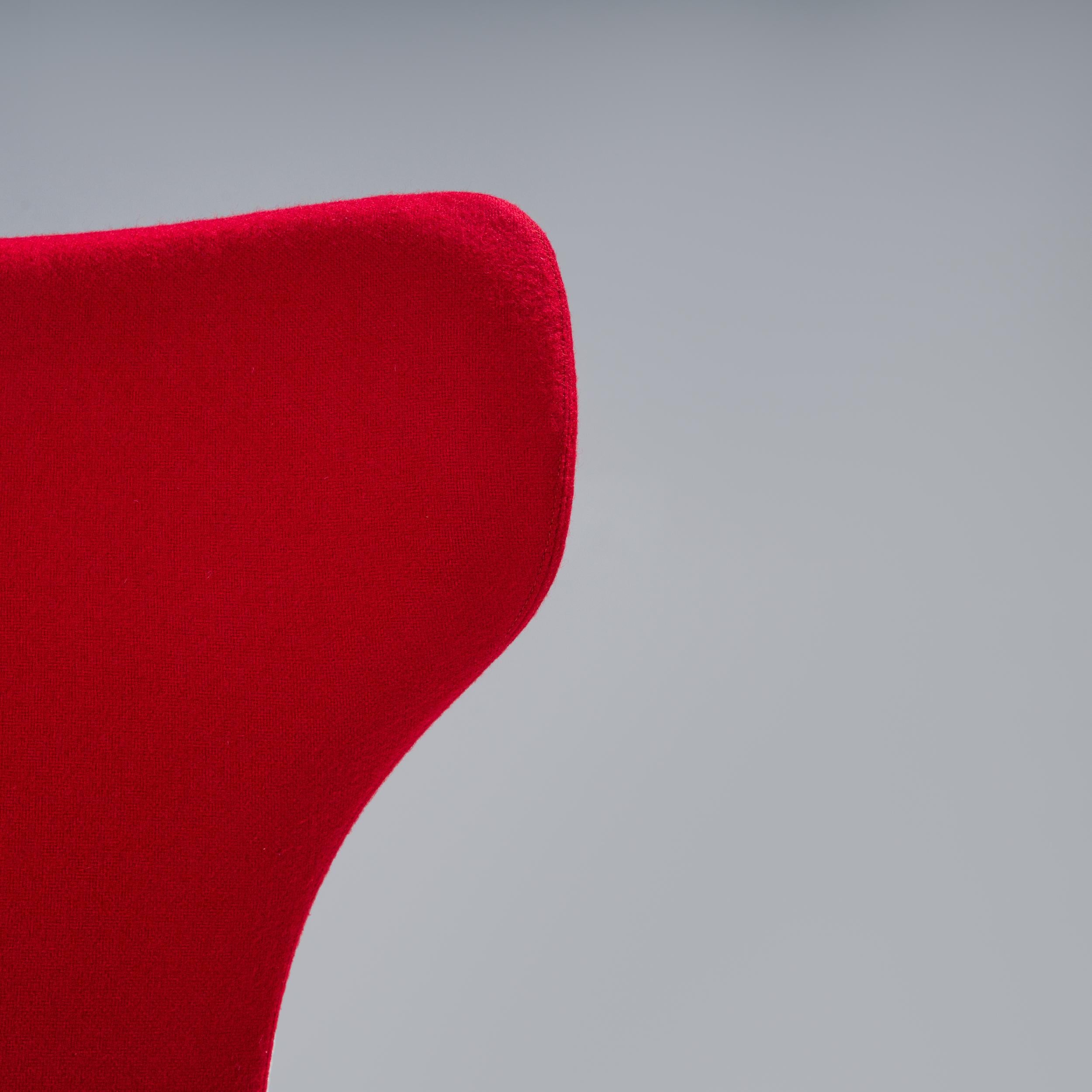 Fabric  B&B Italia by Naoto Fukasawa Red Highback Papilio Loveseat Sofa For Sale