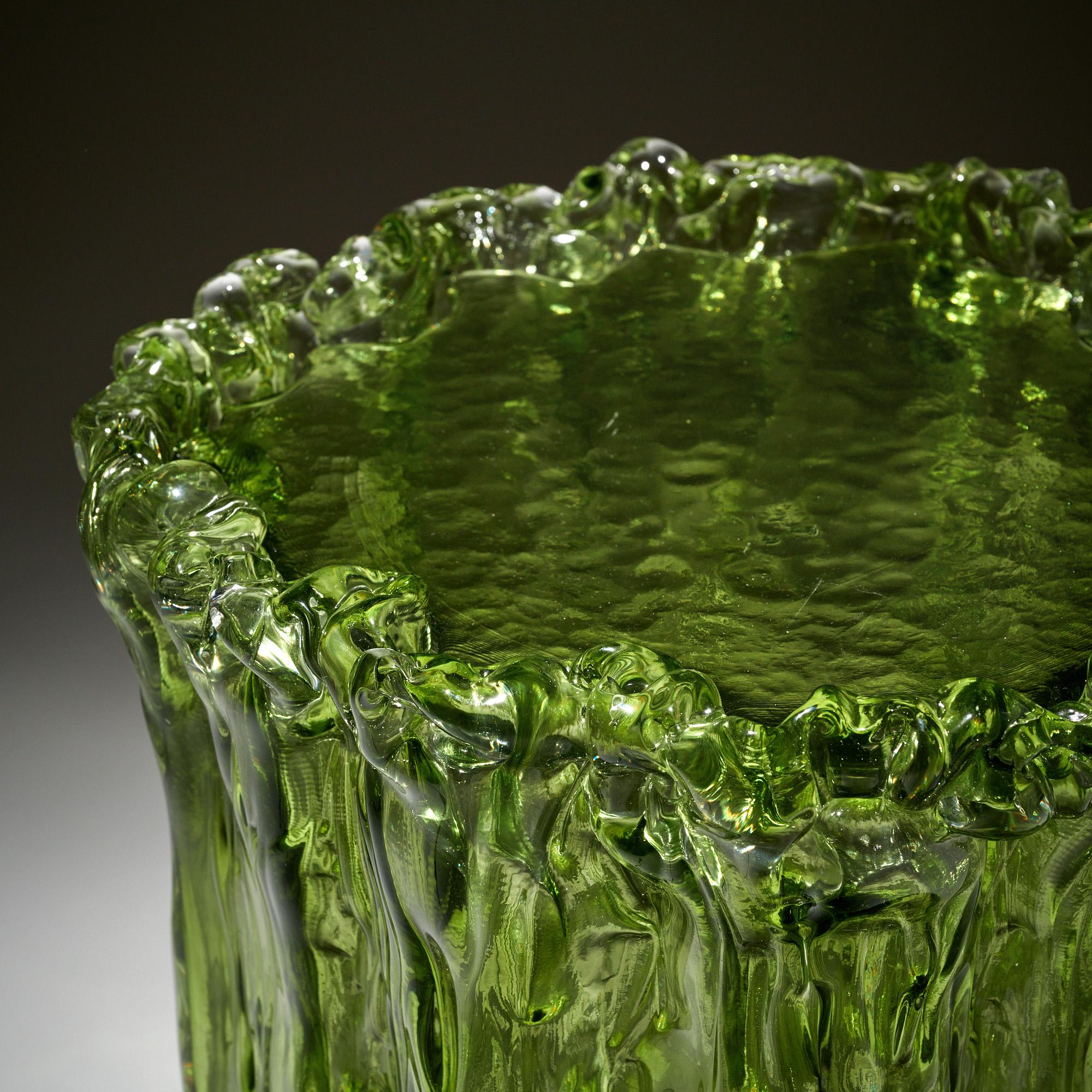 Tavolino in vetro verde Naoto Fukasawa in vendita 1
