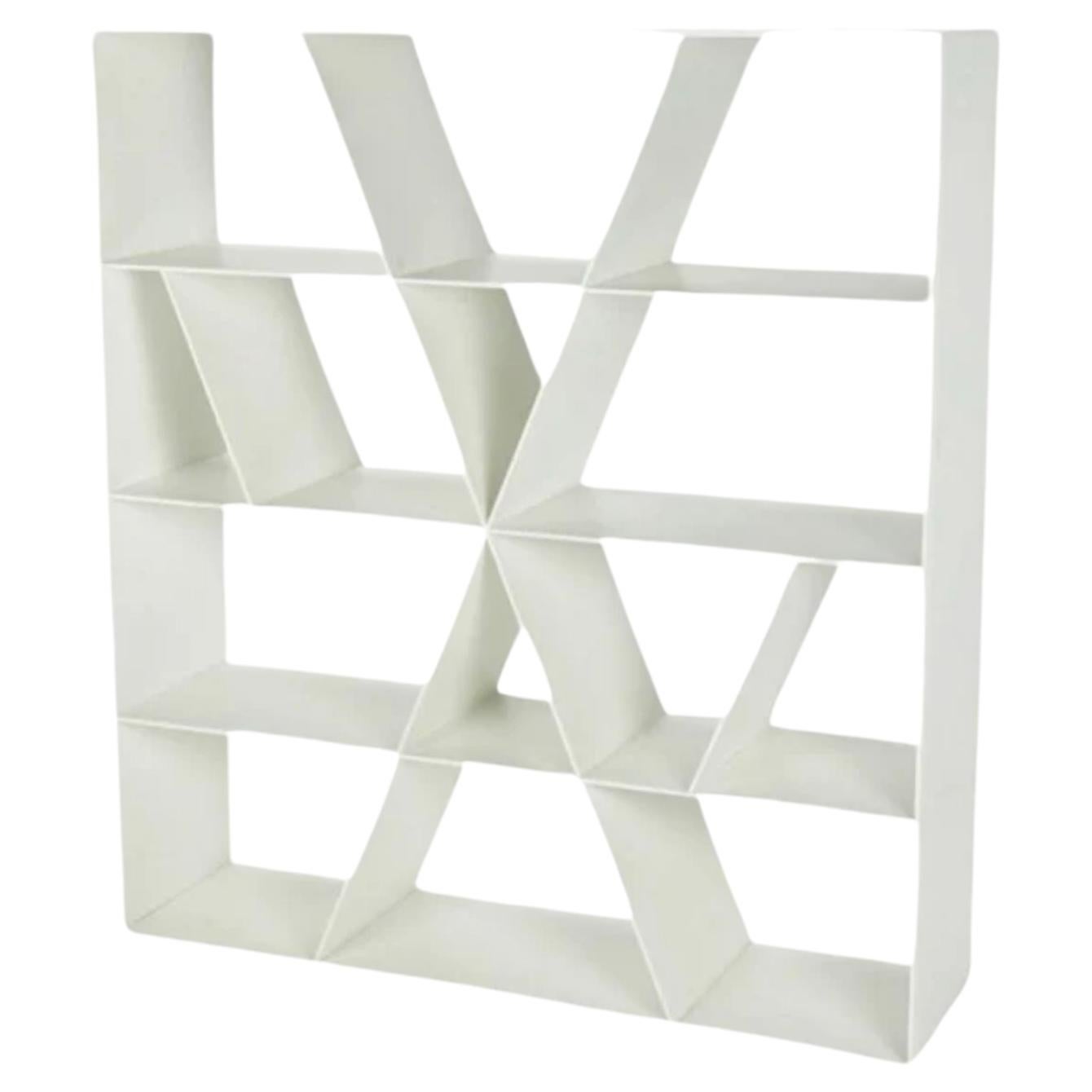 Naoto Fukasawa minimal model "X" shelf storage unit in Corian for B&B Italia For Sale