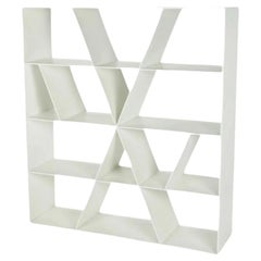 Naoto Fukasawa minimal model "X" shelf storage unit in Corian for B&B Italia