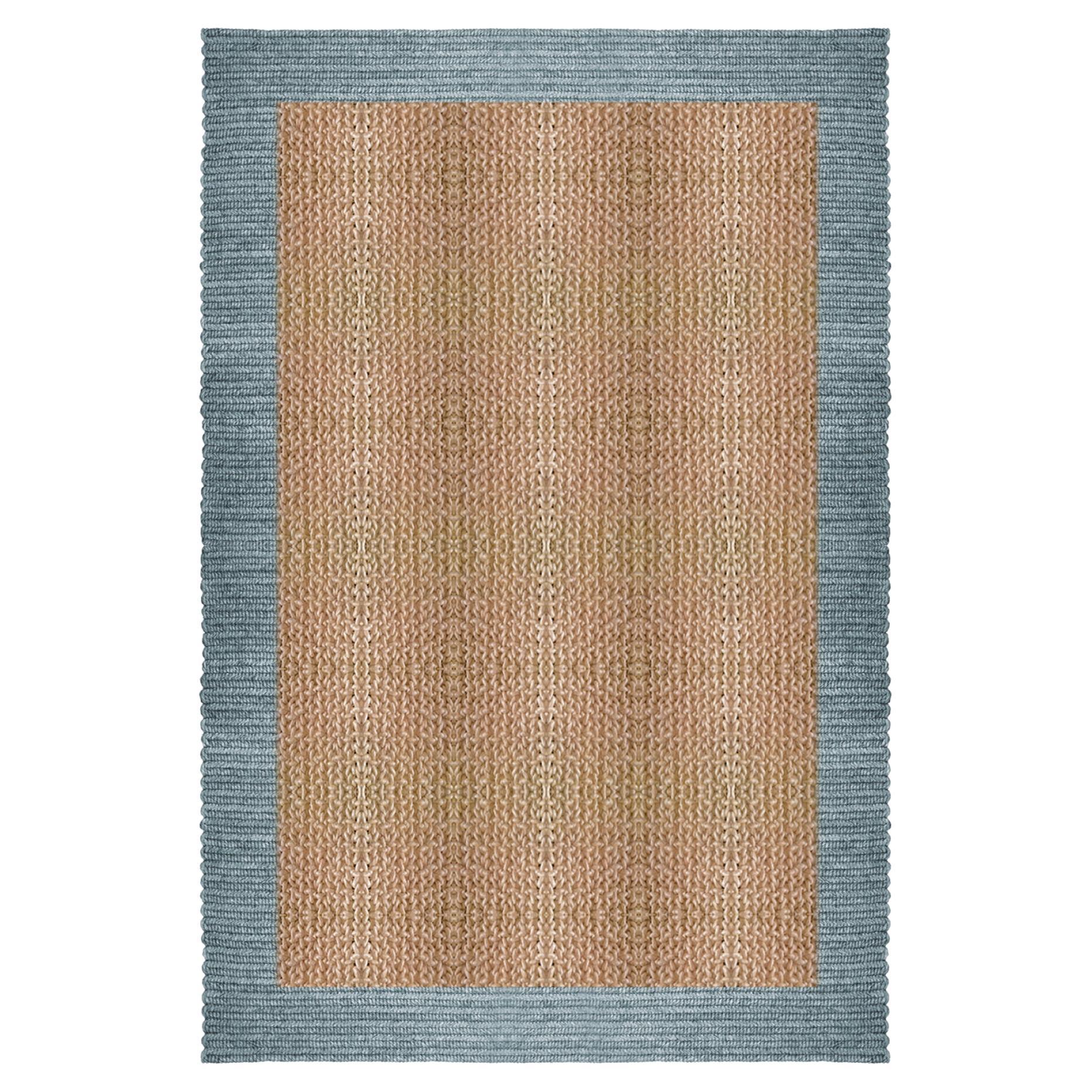 'Nap Duo' Rug in Abaca, by Claire Vos for Musett Design For Sale