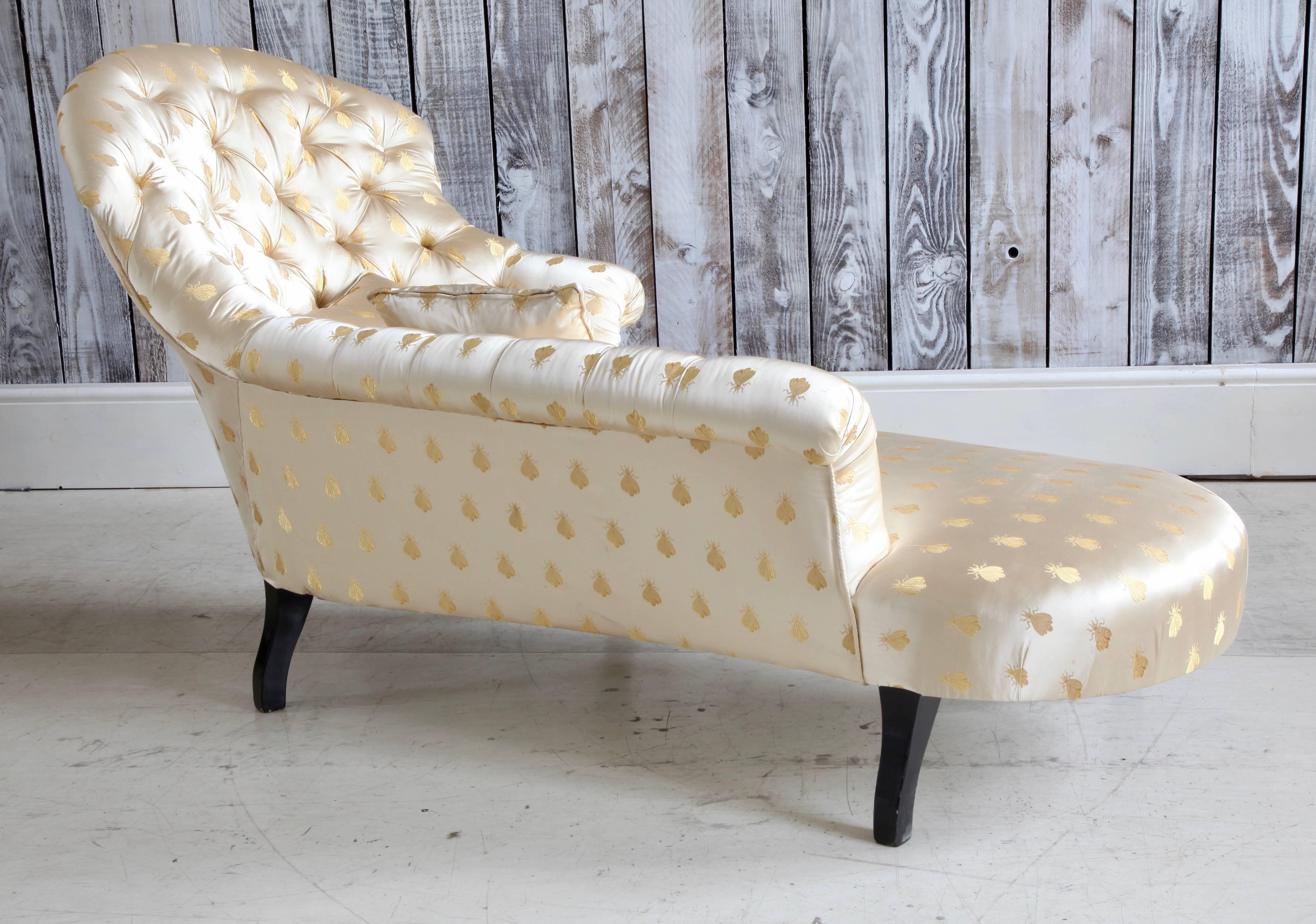 NAP III chaise longue upholstered with 