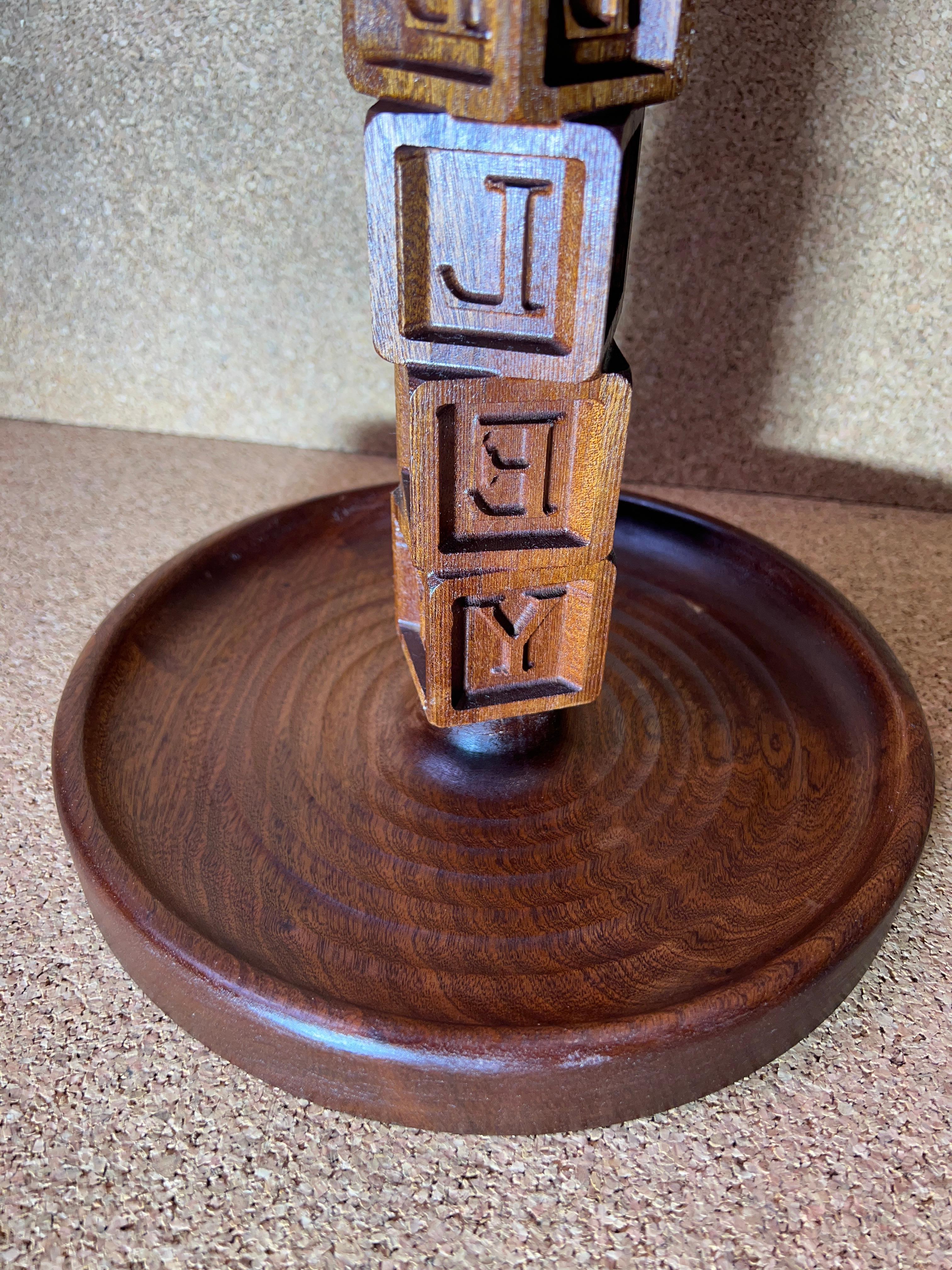 American Craftsman Table d'appoint en bois massif de Sapele d'inspiration Napa Valley en stock en vente