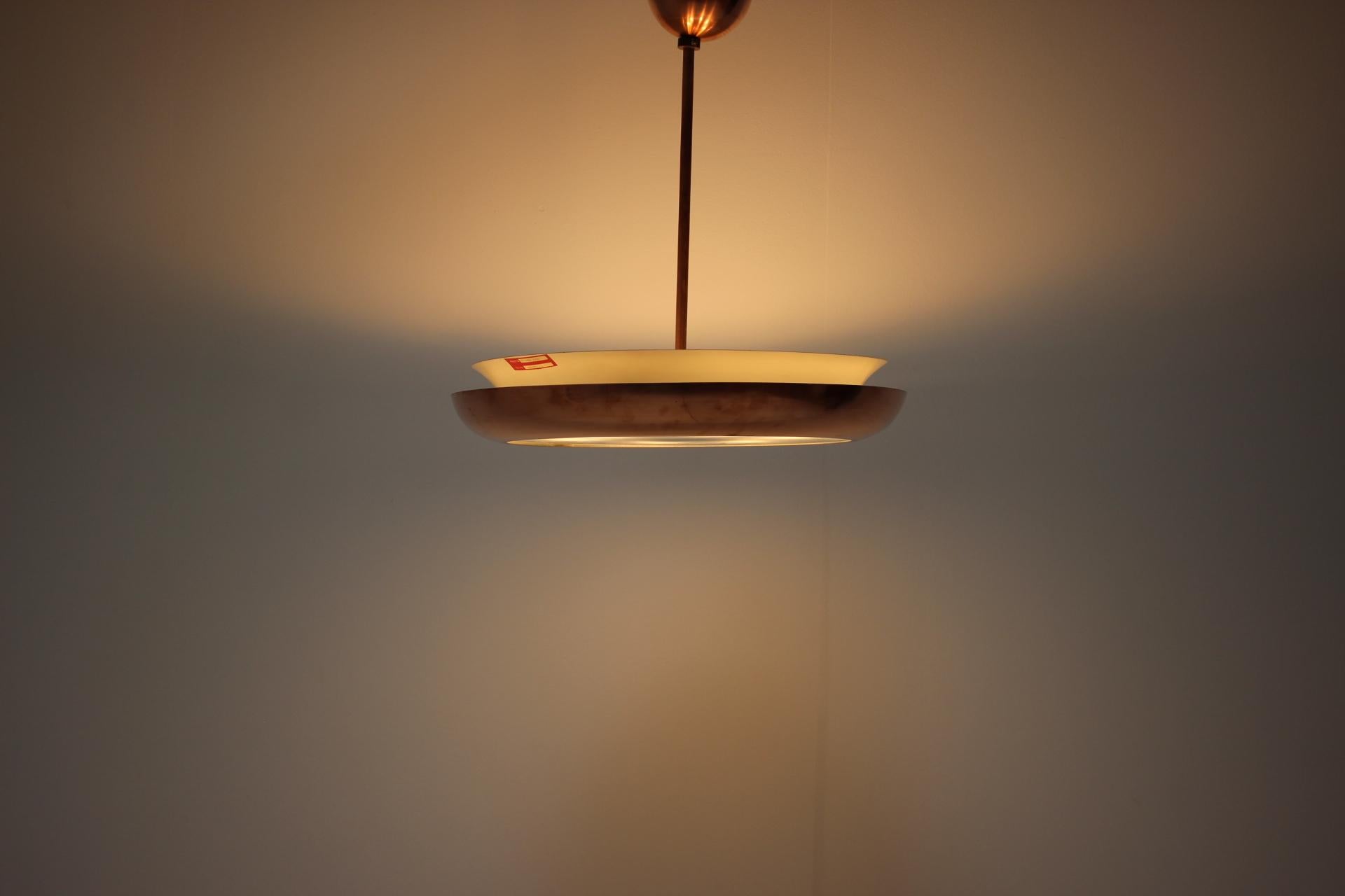 Napako Chandelier UFO, 1930s, Czechoslovakia For Sale 4