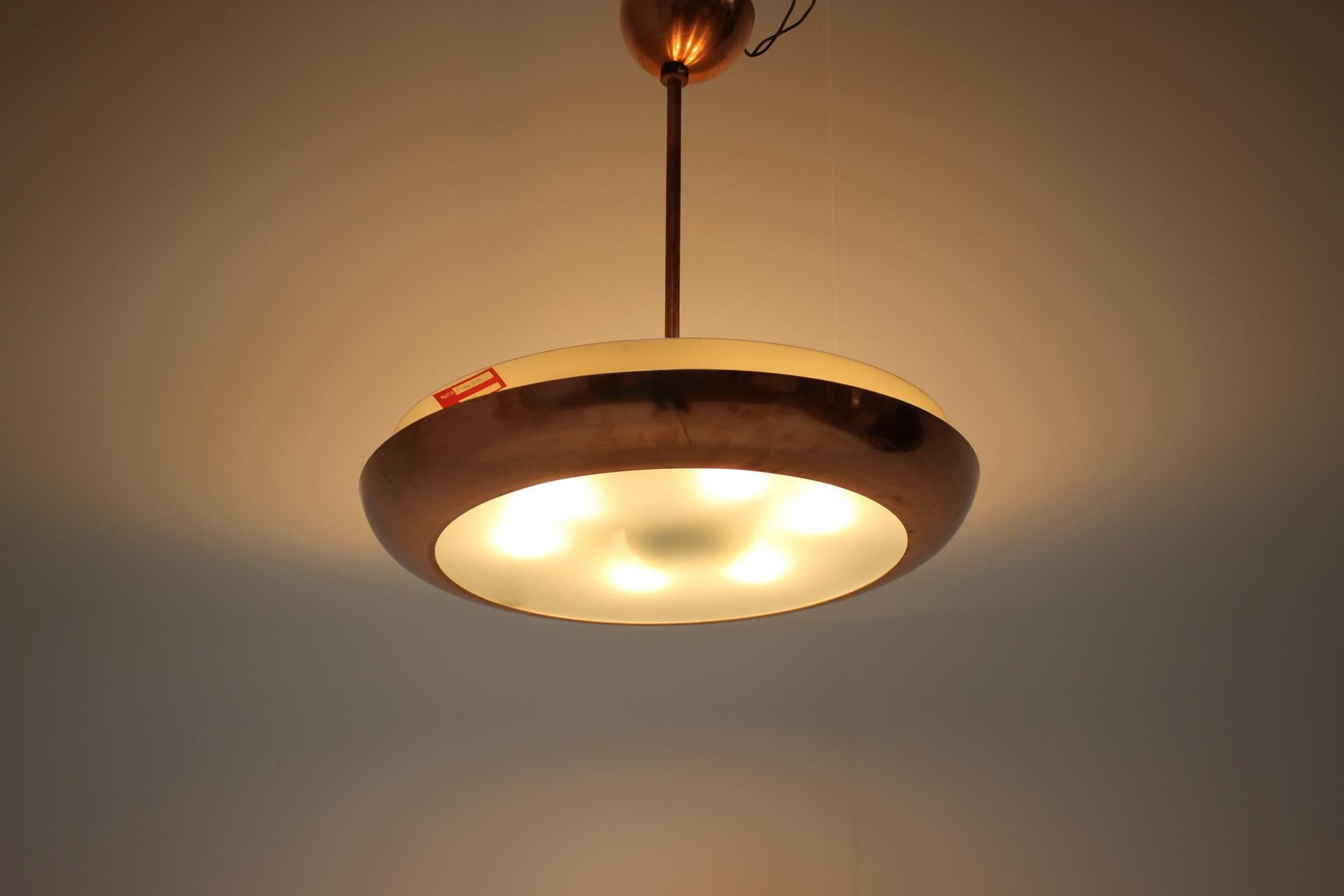 Napako Chandelier UFO, 1930s, Czechoslovakia For Sale 7
