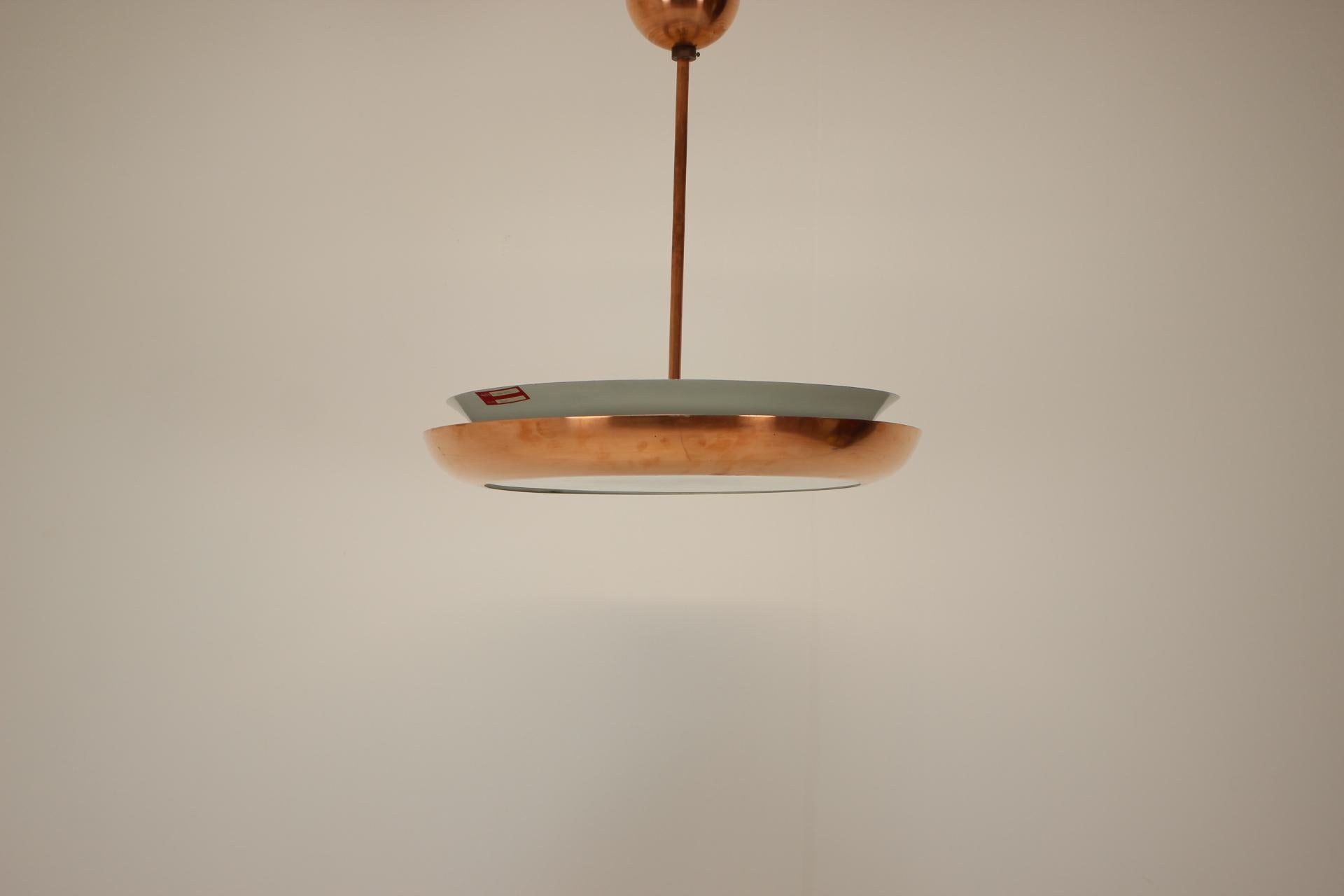Napako Chandelier UFO, 1930s, Czechoslovakia For Sale 8