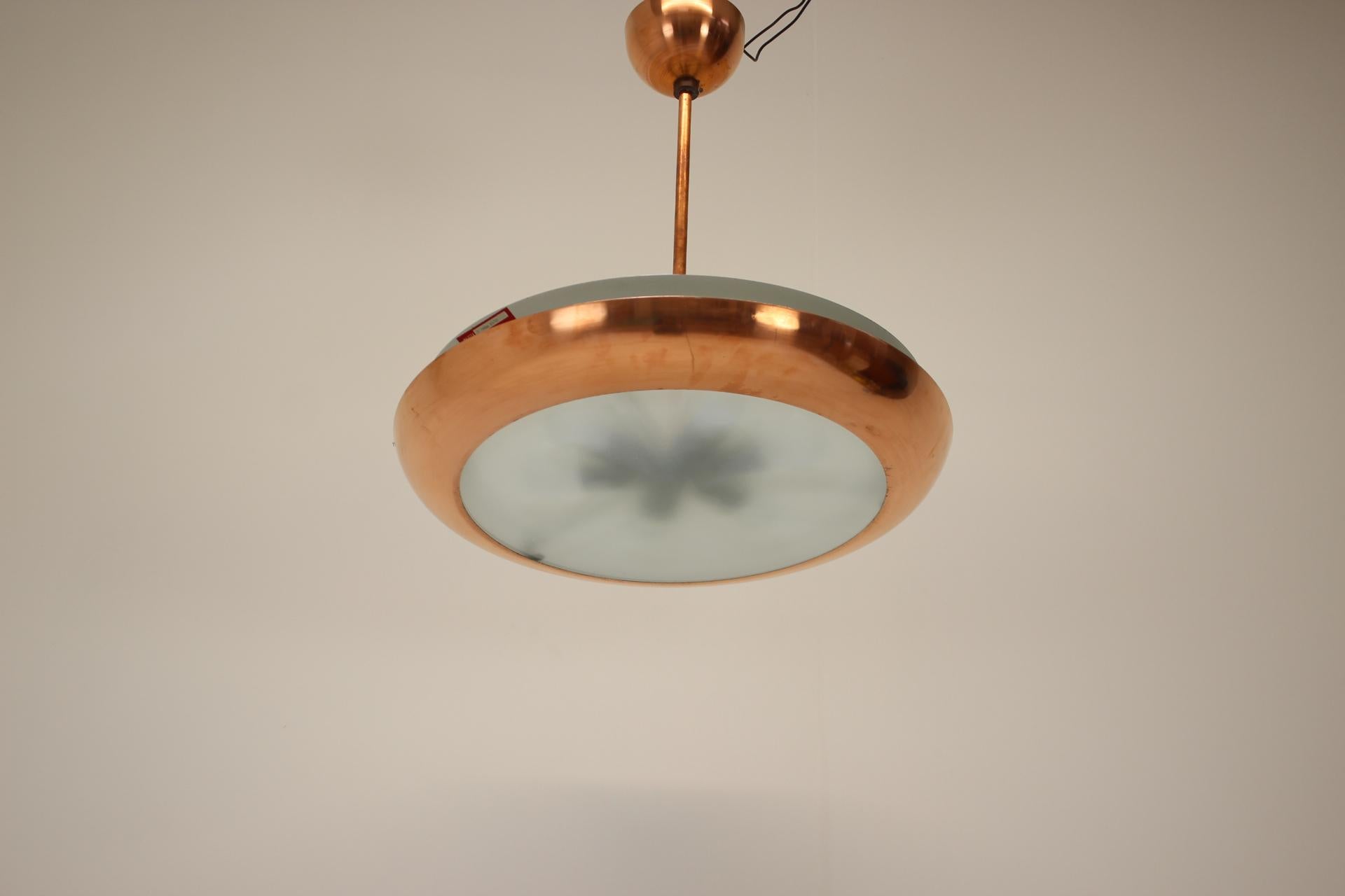 Napako Chandelier UFO, 1930s, Czechoslovakia For Sale 9