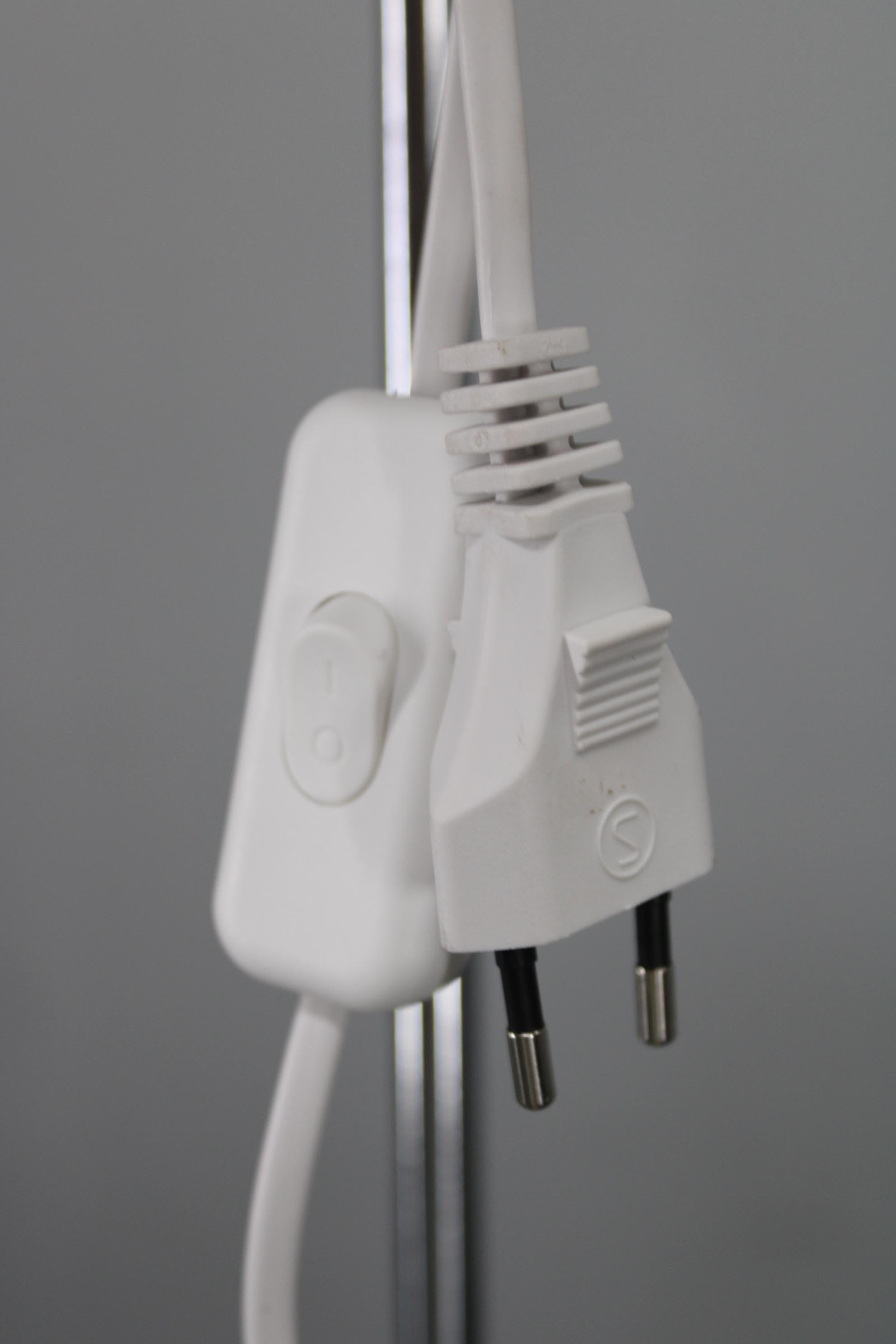 Art Déco Lampada da terra a fungo Napako con paralume regolabile in altezza, Cecoslovacchia 1970 in vendita