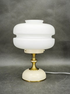 Napako Opalglas-Tischlampe, Tschechoslowakei, 1970er Jahre