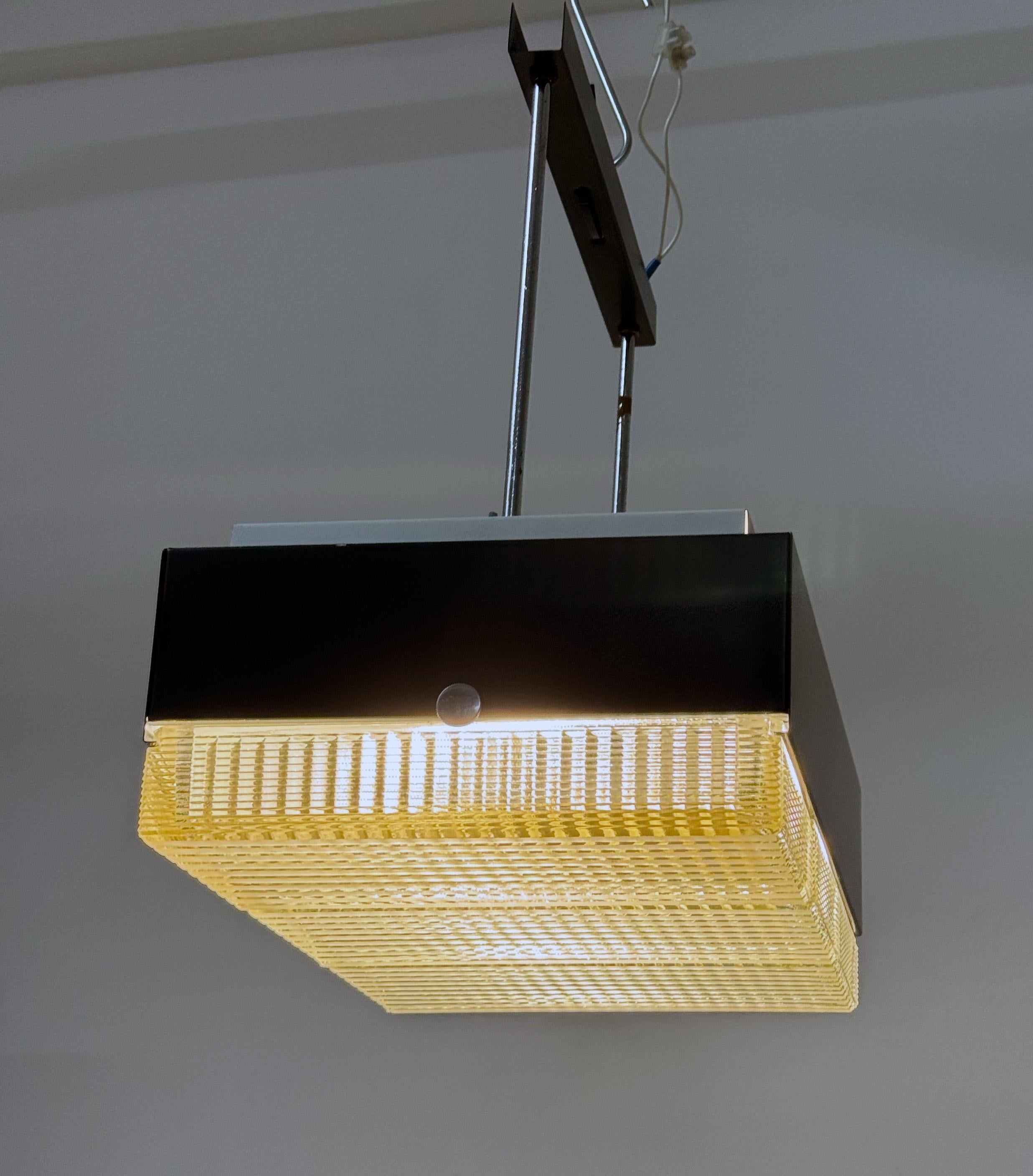 Lampada a sospensione rettangolare Napako in vendita 9