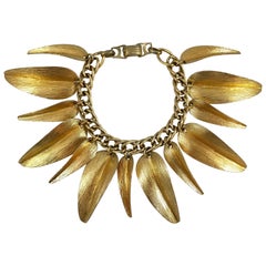 Retro Napier 1955 Willow Leaf Bracelet