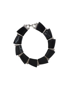 Napier Black and Silver Necklace