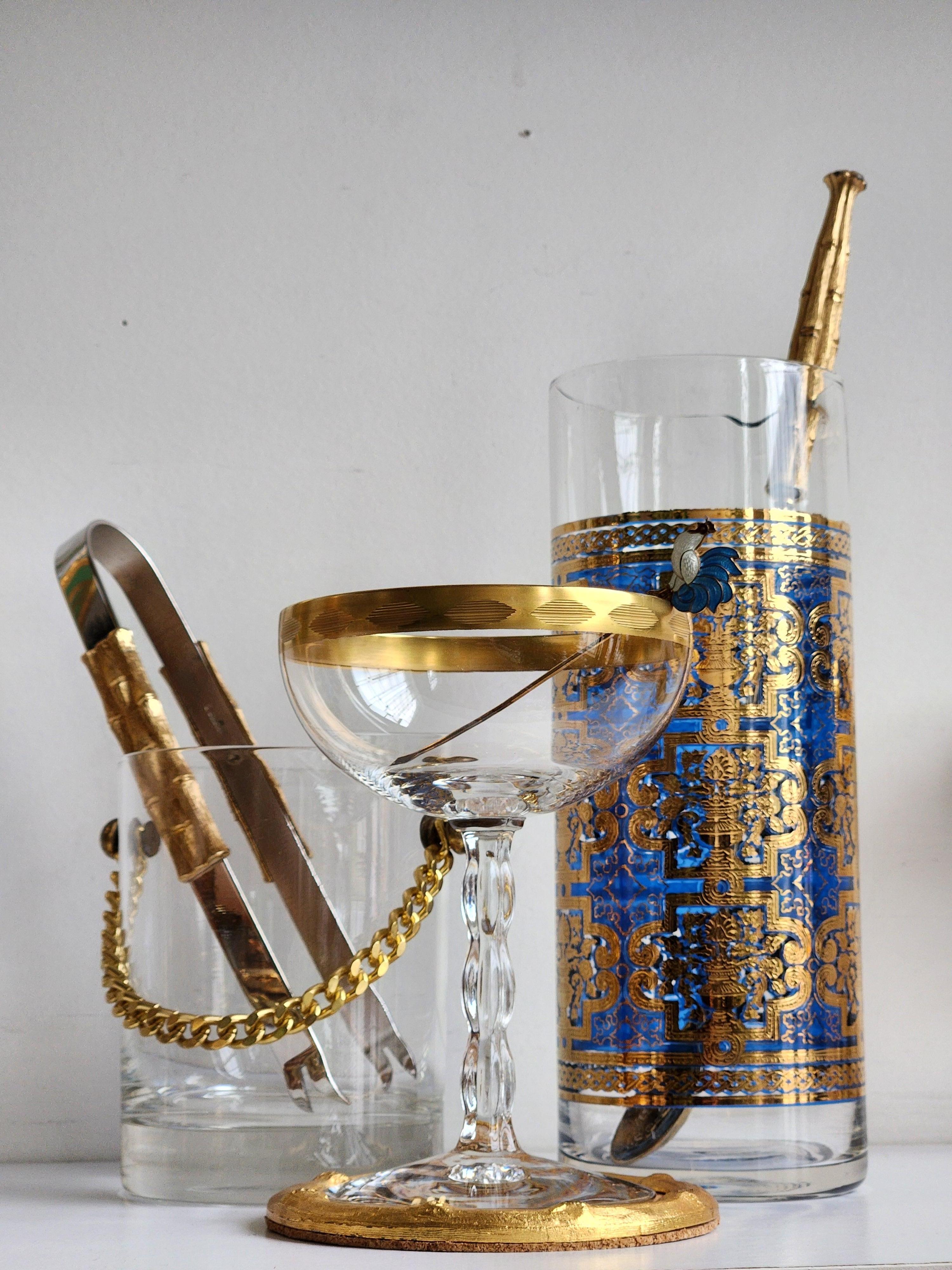Napier Gold Bamboo bar tool set For Sale 3