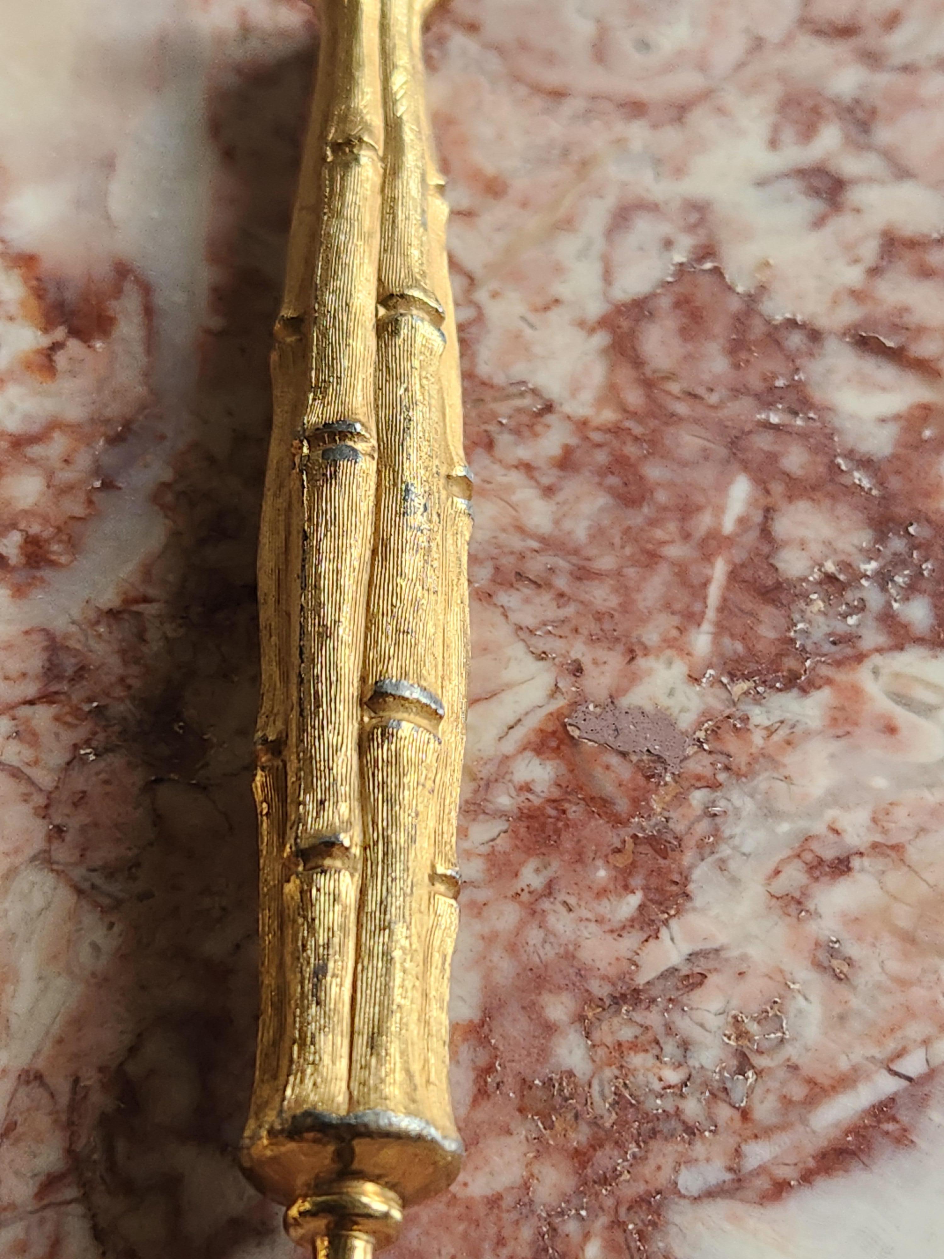 Napier Gold Bamboo bar tool set For Sale 11