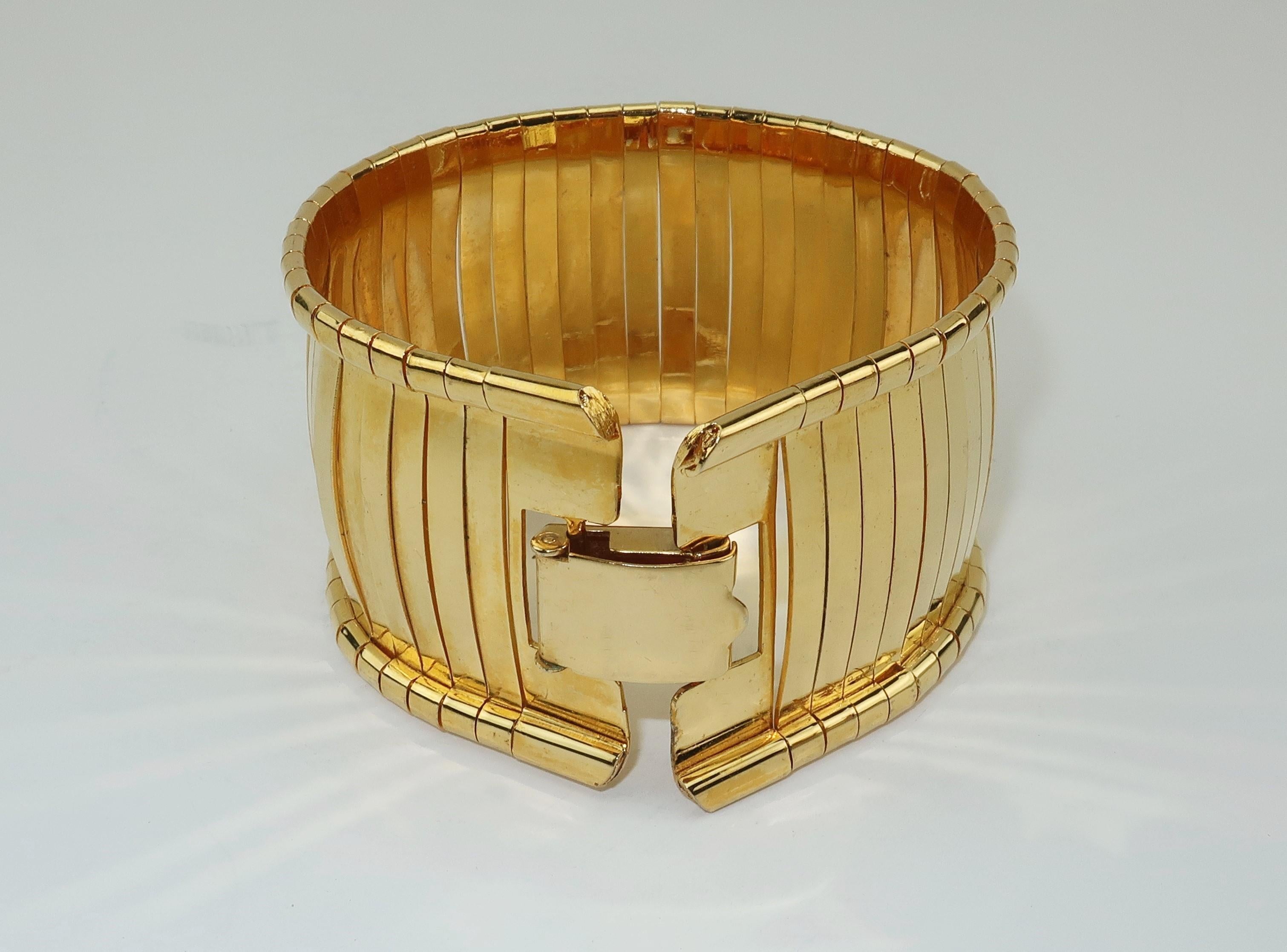 napier gold bangle bracelet