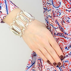 Napier Panel Bracelet, Sterling Silver Women's Gift