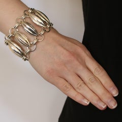 Napier Panel Bracelet, Sterling Silver Women's Gift