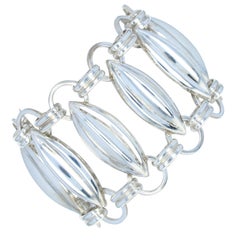 Napier Paneel-Armband, Sterlingsilber Frauengeschenk