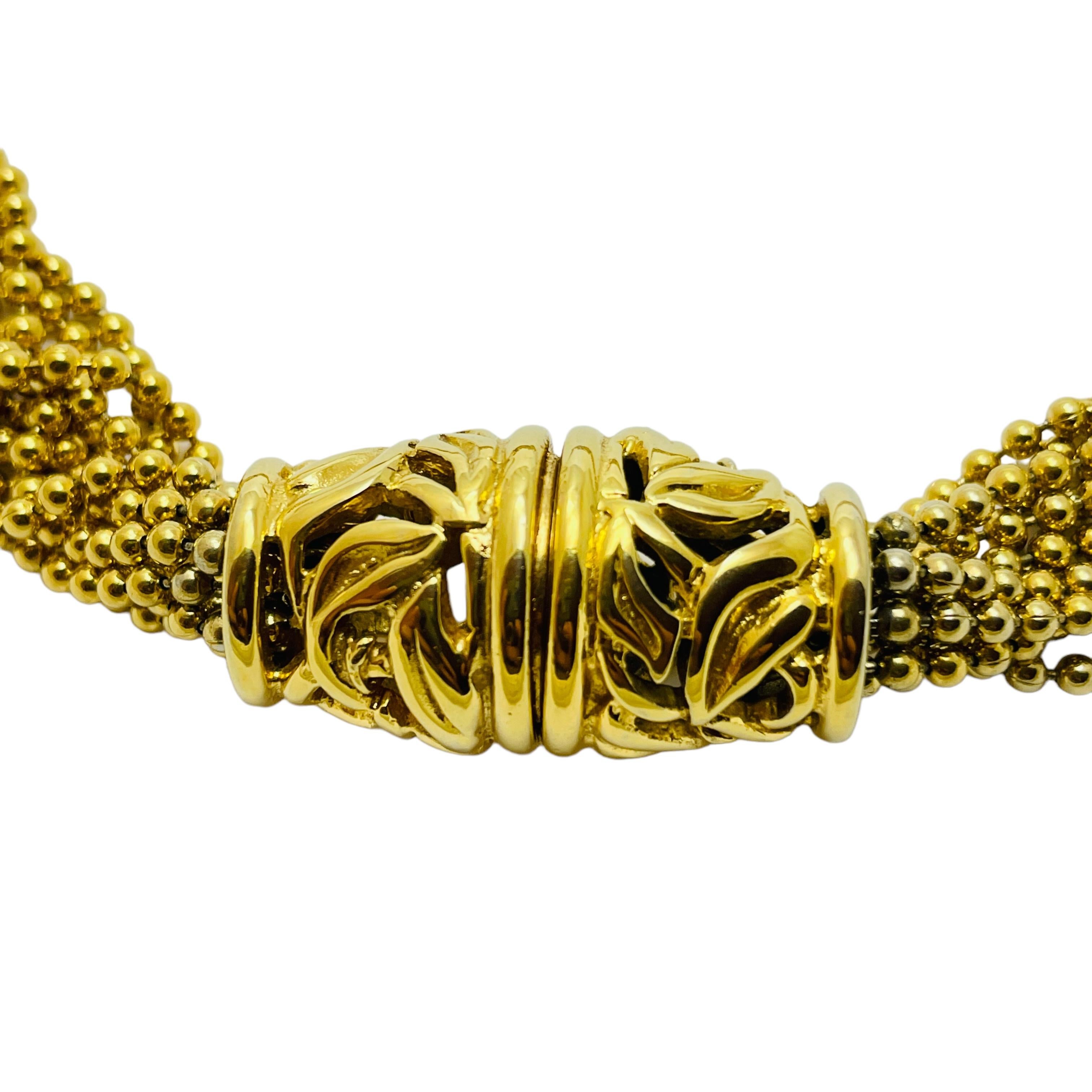 Donna Collana firmata NAPIER con catena in tonalità oro in vendita