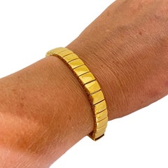 NAPIER signiert Vintage Goldton massiv Kette Link Designer Armband